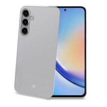CELLY gelinės odos galinis dangtelisSamsung Galaxy A55 5G, skaidrus