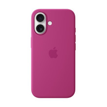 MYY53ZM / A iPhone 16 Silicone Case with MagSafe, Fuchsia