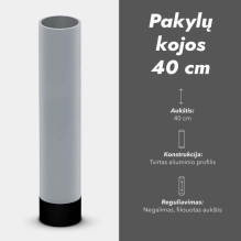 Pakylų kojos 40 cm Pakylų kojos 40 cm