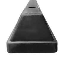 Rubber parking curb - wheel bumper Eurostal 183 cm