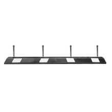 Rubber parking curb - wheel bumper Eurostal 183 cm with anchor bolts (anchors)