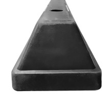 Rubber parking curb - wheel bumper Eurostal 183 cm with anchor bolts (anchors)