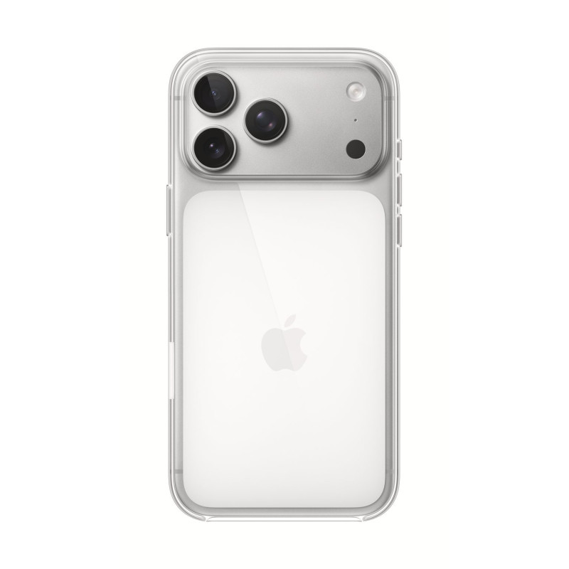 MGFW4ZM / skaidrus „iPhone 17 Pro Max“ dėklas su „MagSafe“