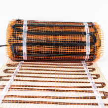 Elektrinis šildomų grindų kilimėlis - tinklelis Warmset Black 150 W (150-4.5)