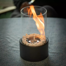 Freestanding biofireplace black Heatum Glory