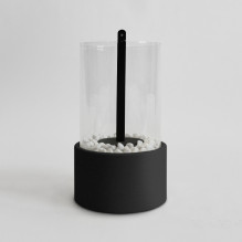 Freestanding biofireplace black Heatum Glory