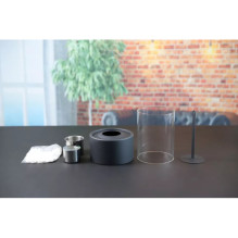 Freestanding biofireplace black Heatum Glory