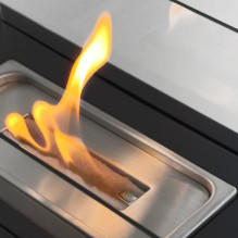 Freestanding biofireplace black Heatum Marcos