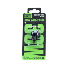 Adapteris Remax CB32 USB-C to Lightning (USB2.0)