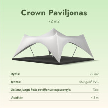 Crown Paviljonas 72 m2