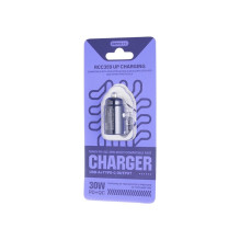 Automobilinis įkroviklis Remax RCC359 30W USB-C / USB-A juodas