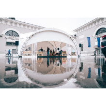 Arched pavilion
