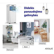 Mobile air conditioner ADOLUS ARCTIC A2600H with heating
