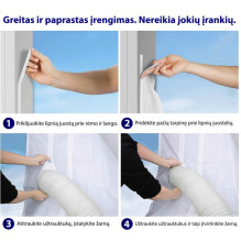 Lango tarpinė Adolus (400 cm) mobiliam oro kondicionieriui