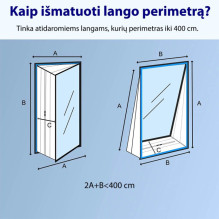 Mobile air conditioner ADOLUS ARCTIC A2050 with window seal