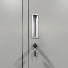 Metal changing room for four people Rehalt Systems 1800 x 1200 x 500
