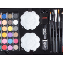 Drawing and creative set-suitcase, 145 pcs, pink