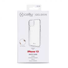 CELLY gelinės odos galinis dangtelis Apple iPhone 13, skaidrus