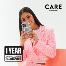 CARE Flagship case with White MagSafe iPhone 16 Plus, Transparent CARE Flagship case with White MagSafe iPhone 16 Plus, Transparent