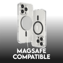 CARE Flagship case with Black MagSafe iPhone 16 Pro, Transparent CARE Flagship case with Black MagSafe iPhone 16 Pro, Transparent