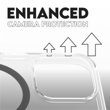 CARE Flagship case with Black MagSafe iPhone 16 Pro, Transparent CARE Flagship case with Black MagSafe iPhone 16 Pro, Transparent