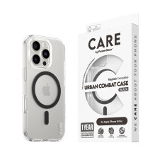 CARE Flagship case with Black MagSafe iPhone 16 Pro, Transparent CARE Flagship case with Black MagSafe iPhone 16 Pro, Transparent