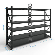 Stelažas 2500x2000x500 šešių lentynų Rehalt Systems bazinė dalis
