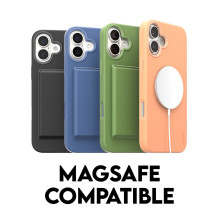 CARE Fashion case with MagSafe iPhone 16 Plus, Black