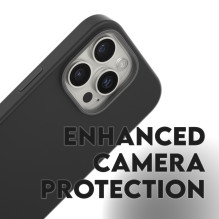 CARE madingas dėklas su „MagSafe“ „iPhone 16 Pro“, juodas CARE madingas dėklas su „MagSafe“ „iPhone 16 Pro“, juodas