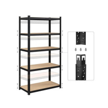 Storage shelves racks 180x90x40 PRO Black