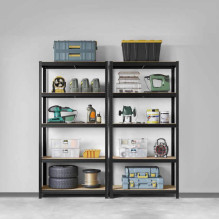 Storage shelves racks 180x90x40 PRO Black