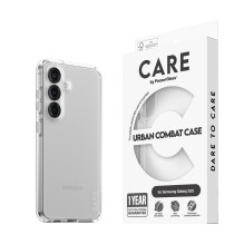 CARE by PanzerGlass Flagship Case Urban Combat w. Clear Frame Samsung Galaxy S25, Transparent CARE by PanzerGlass Flagship Case Urban Combat w. Clear Frame Samsung Galaxy S25, Transparent