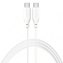 USB-C / USB-C Silicone Cable High Flex 60W 1.5m., white