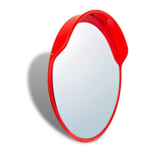 Spherical road mirror d60 cm Eurostal Red