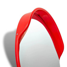 Spherical road mirror d80 cm Eurostal Red