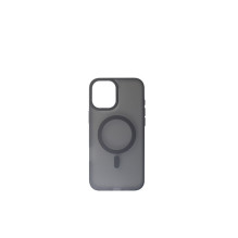 JM MAGSAFE SILK FROST I, skirtas iPhone 16, juodas