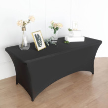 Stretch tablecloth, rectangular Restly Black 150x70x74 Stretch tablecloth, rectangular Restly Black 150x70x74