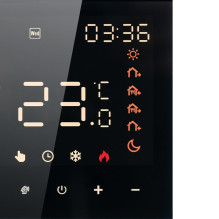 Programuojamas termostatas (Termoreguliatorius) Juodas ME82H(LED)