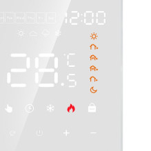Programuojamas termostatas(Termoreguliatorius) Baltas ME82H(LED) Programuojamas termostatas(Termoreguliatorius) Baltas ME82H(LED)