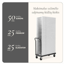 BASIC folding chair trolley BASIC folding chair trolley