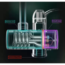 Instantaneous electric water heater with LCD display Instantaneous electric water heater with LCD display