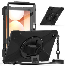 JM Rugged Case Grip for Samsung Galaxy Tab A11+ with a strap Black JM Rugged Case Grip for Samsung Galaxy Tab A11+ with a strap Black