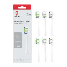 „Oclean Professional Clean“ dantų šepetėlio galvutė P1C1 W06 6 vnt., balta „Oclean Professional Clean“ dantų šepetėlio galvutė P1C1 W06 6 vnt., balta
