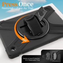 JM Rugged Case Grip for Samsung Galaxy Tab A11+ with a strap Black JM Rugged Case Grip for Samsung Galaxy Tab A11+ with a strap Black