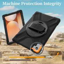 JM Rugged Case Grip for Samsung Galaxy Tab A11+ with a strap Black JM Rugged Case Grip for Samsung Galaxy Tab A11+ with a strap Black