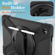 JM Rugged Case Grip for Samsung Galaxy Tab A11+ with a strap Black JM Rugged Case Grip for Samsung Galaxy Tab A11+ with a strap Black
