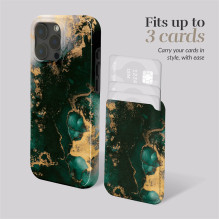 MIO Green Marble Magsafe Case Compatible Card Holder MIO Green Marble Magsafe Case Compatible Card Holder
