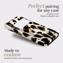 MIO Leopard Magsafe dėklas, suderinamas kortelių laikiklis
