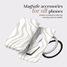 MIO Sandy Zebra Magsafe Case Compatible Card Holder MIO Sandy Zebra Magsafe Case Compatible Card Holder