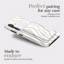 MIO Sandy Zebra Magsafe Case Compatible Card Holder MIO Sandy Zebra Magsafe Case Compatible Card Holder